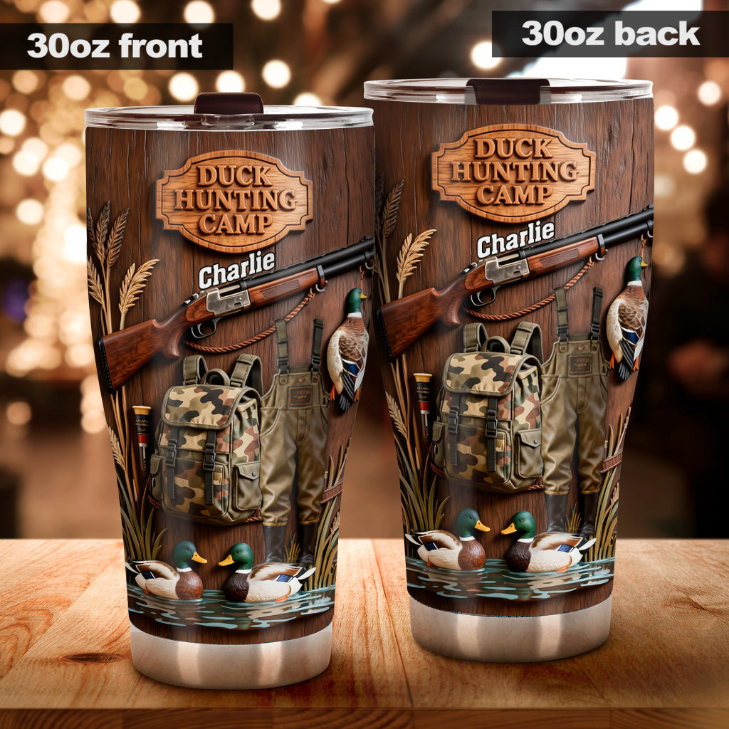 Duck Hunting Season - Personalized Hunting Tumbler