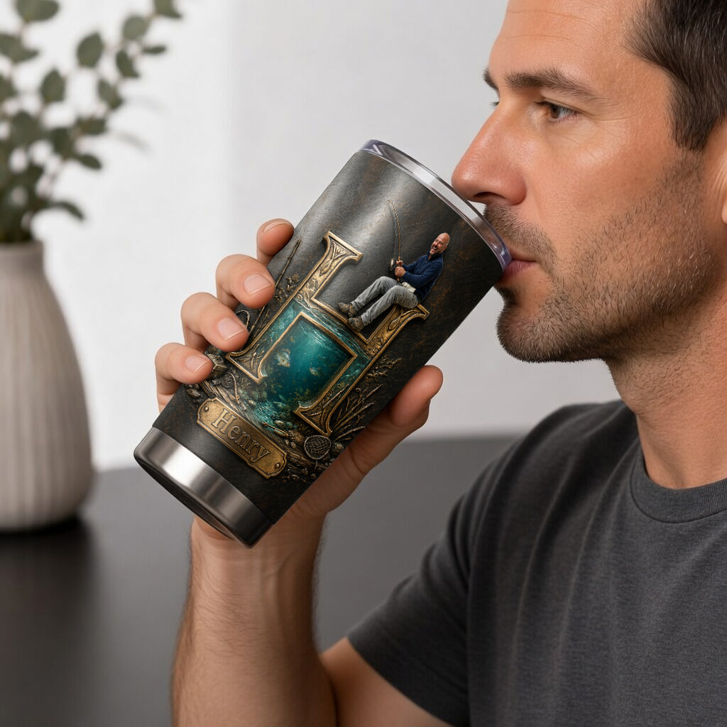 Fishing Is My Therapy - Personalized Fishing Tumbler