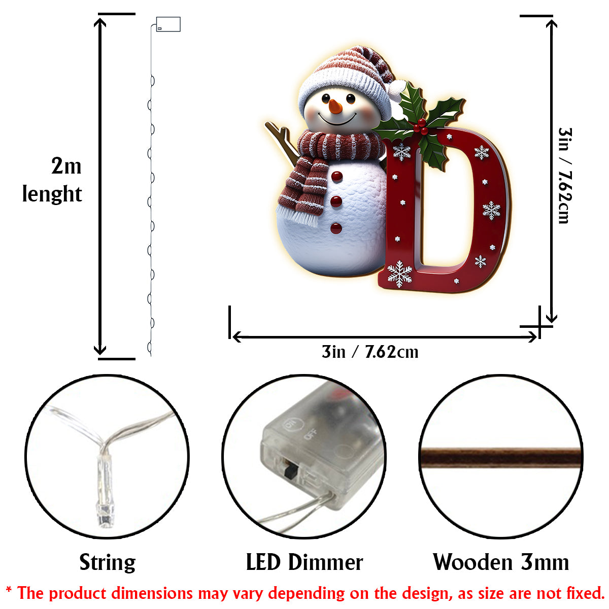 Happy Family - Personalized Family String Lights