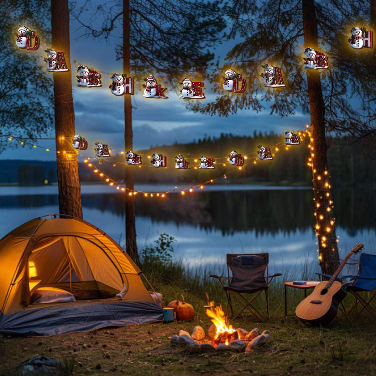 Happy Family - Personalized Family String Lights