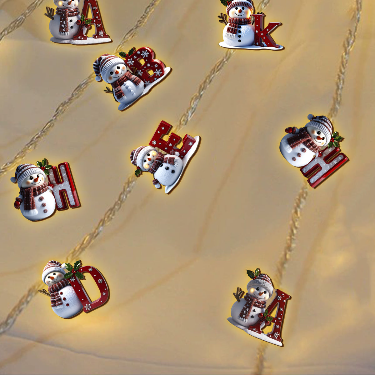 Happy Family - Personalized Family String Lights