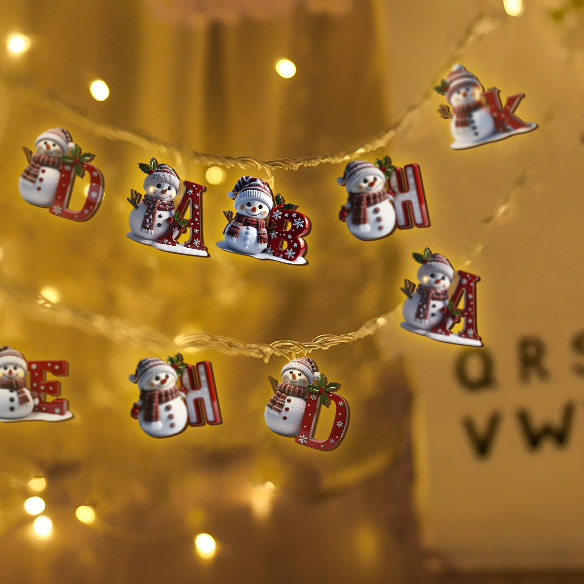 Happy Family - Personalized Family String Lights