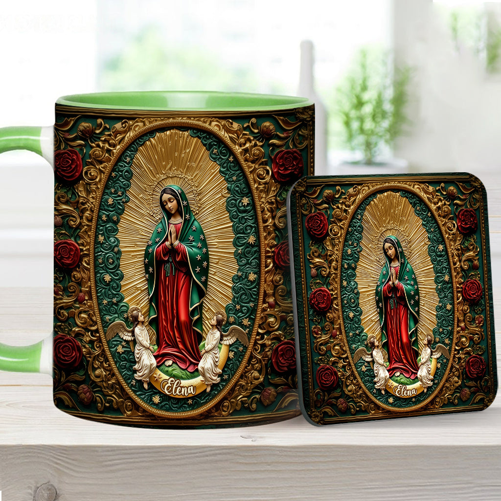 Our Lady Of Guadalupe - Personalized Christian Accent Mug