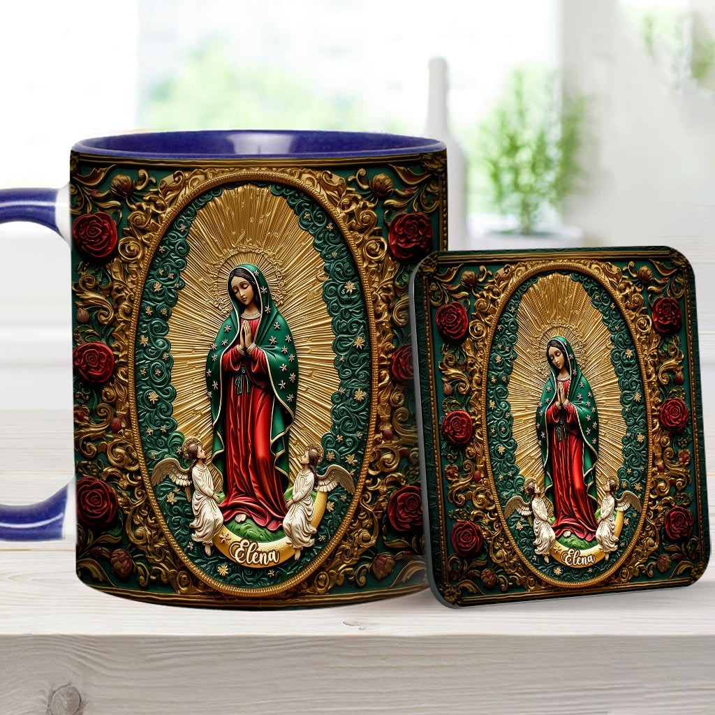 Our Lady Of Guadalupe - Personalized Christian Accent Mug