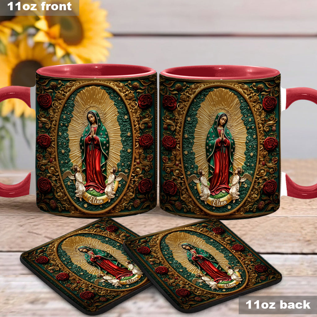 Our Lady Of Guadalupe - Personalized Christian Accent Mug