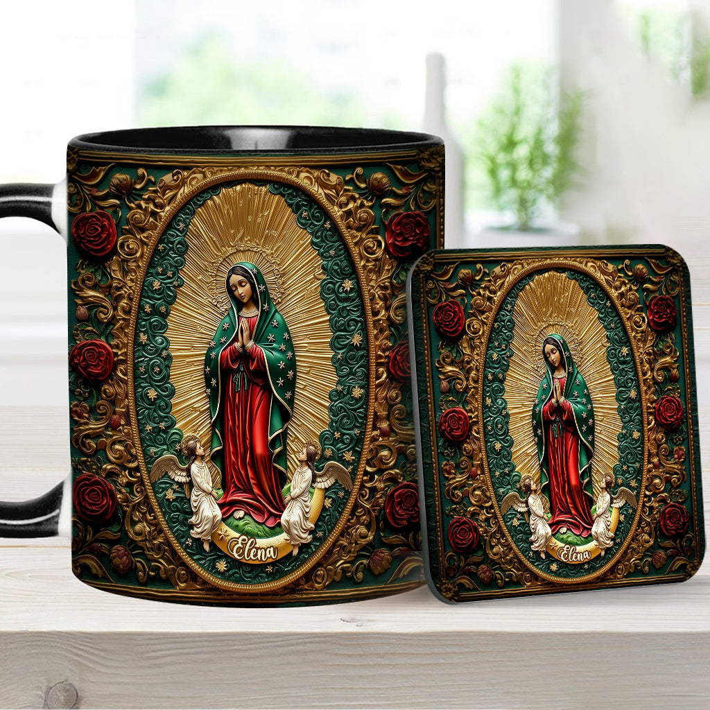 Our Lady Of Guadalupe - Personalized Christian Accent Mug