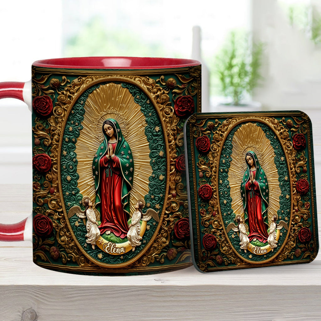 Our Lady Of Guadalupe - Personalized Christian Accent Mug