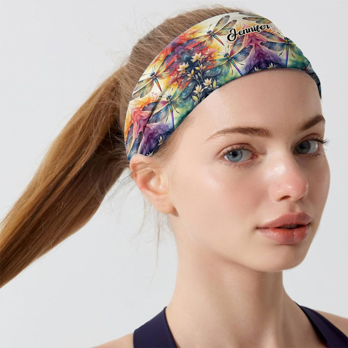 Love Dragonfly - Personalized Dragonfly Unisex Headband/ Turban