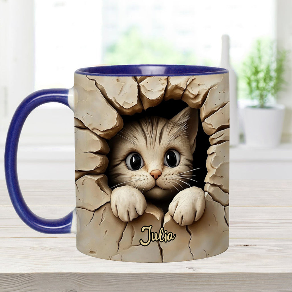 Cute Cat - Personalized Cat Accent Mug