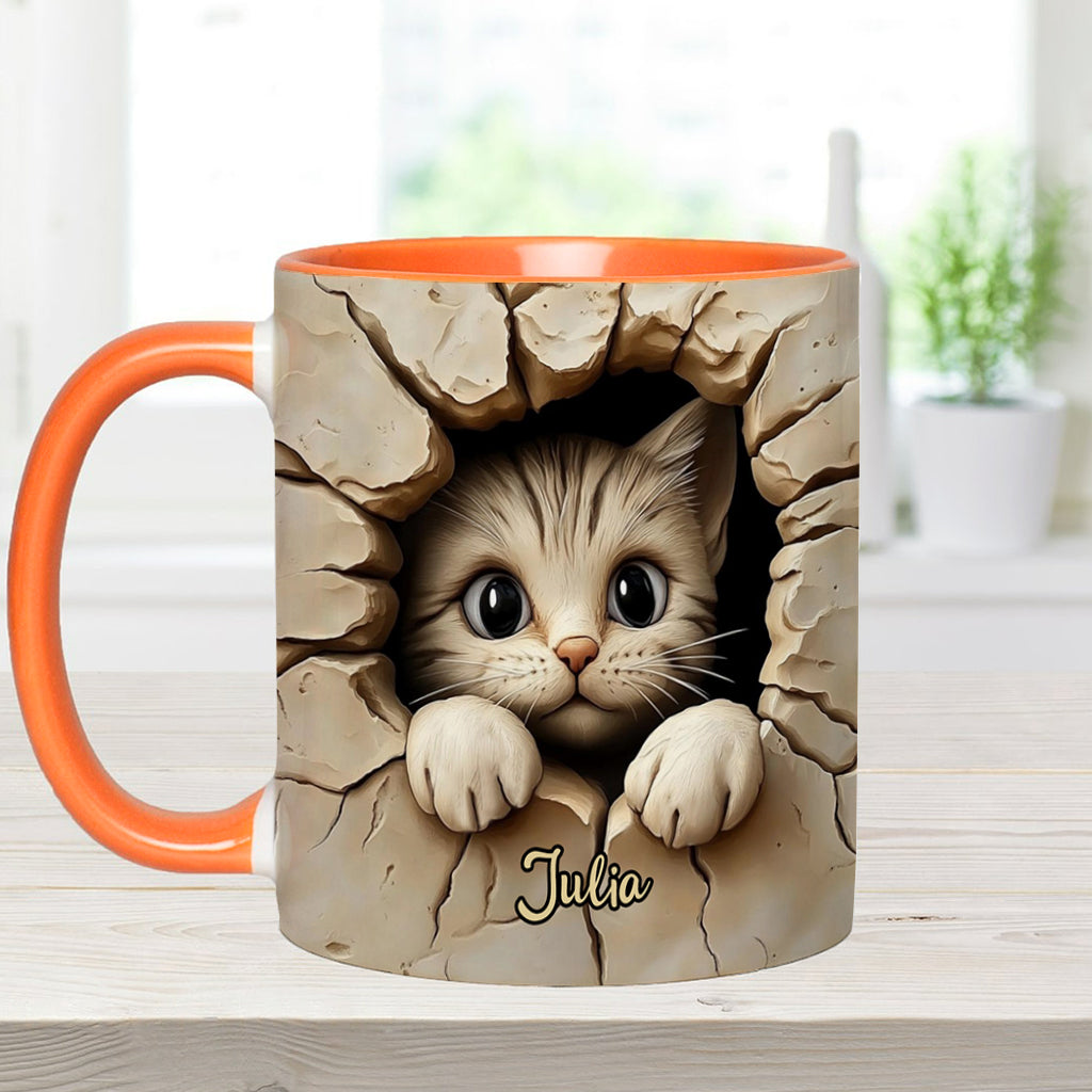 Cute Cat - Personalized Cat Accent Mug