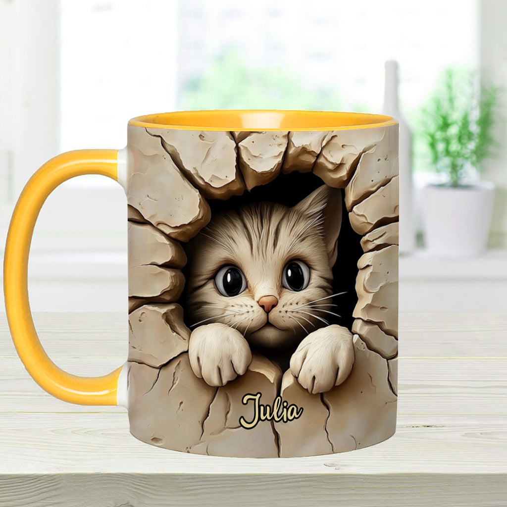 Cute Cat - Personalized Cat Accent Mug