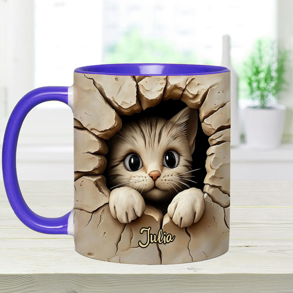 Cute Cat - Personalized Cat Accent Mug
