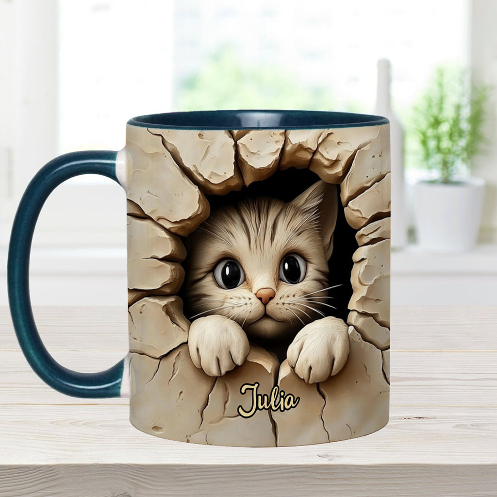 Cute Cat - Personalized Cat Accent Mug