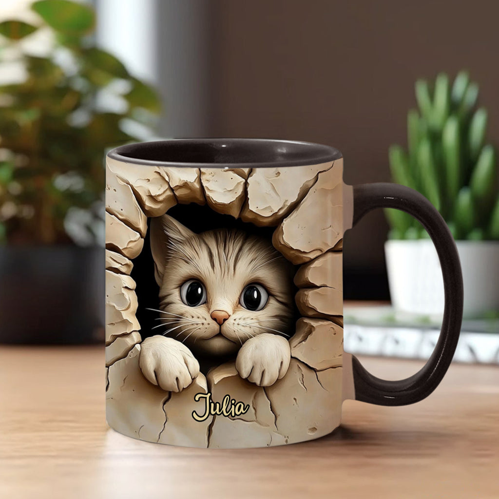 Cute Cat - Personalized Cat Accent Mug