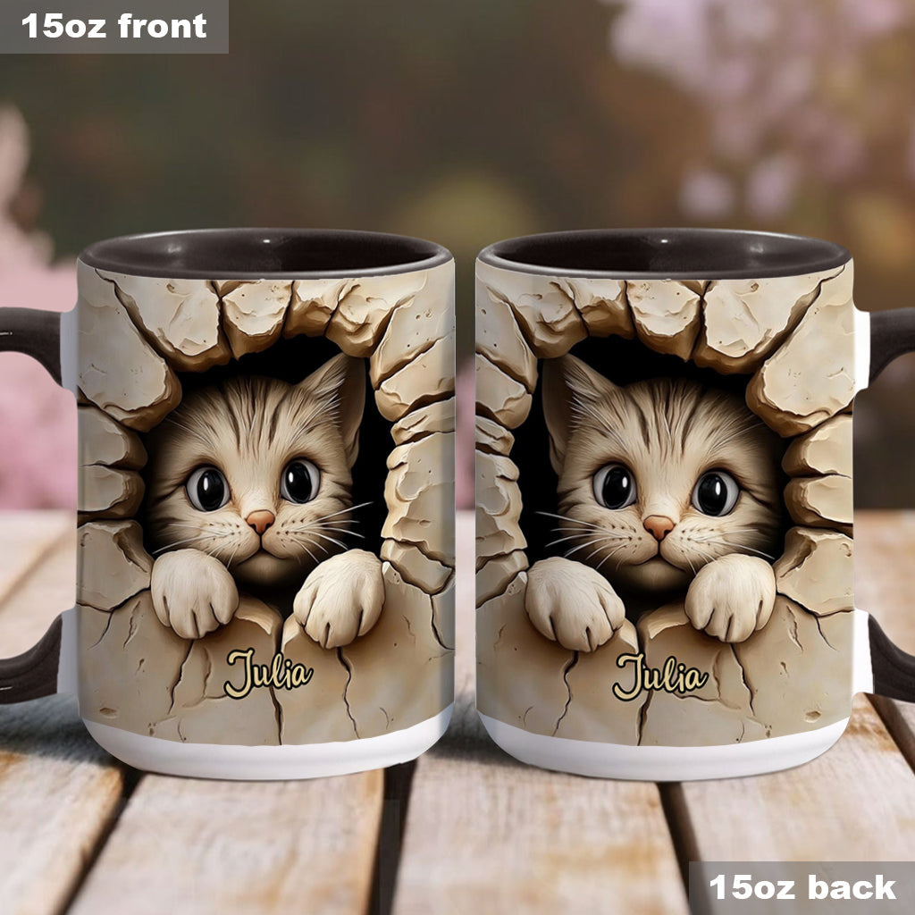 Cute Cat - Personalized Cat Accent Mug