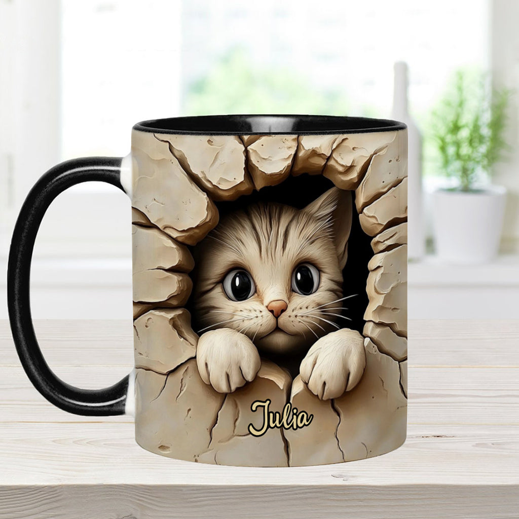 Cute Cat - Personalized Cat Accent Mug
