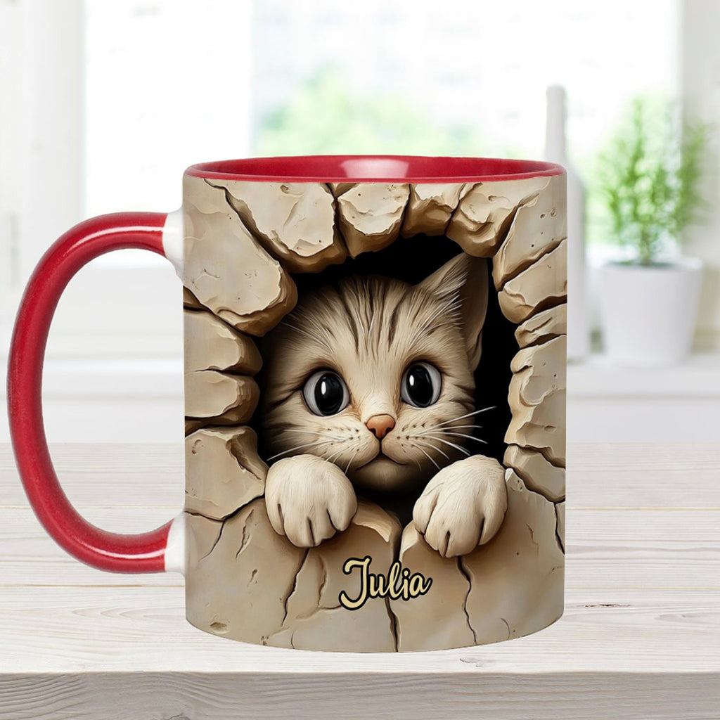 Cute Cat - Personalized Cat Accent Mug