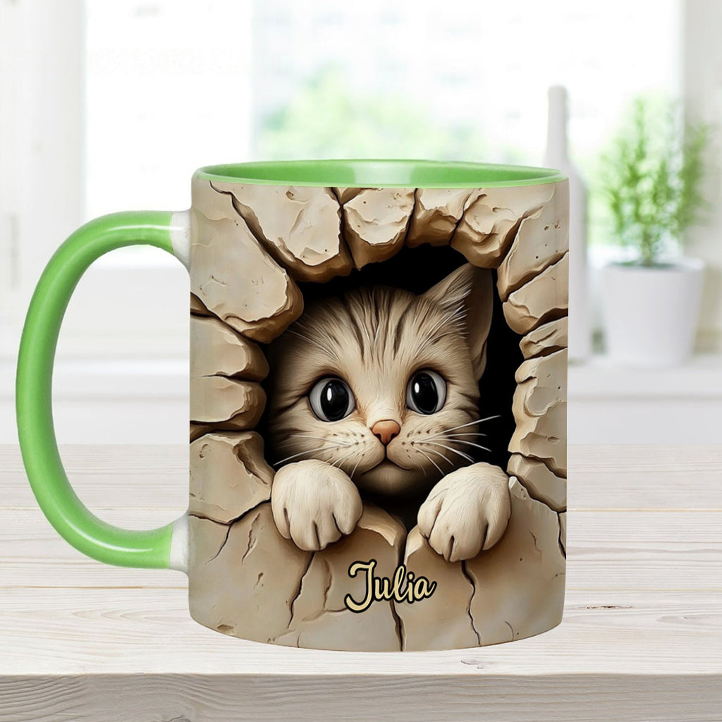 Cute Cat - Personalized Cat Accent Mug