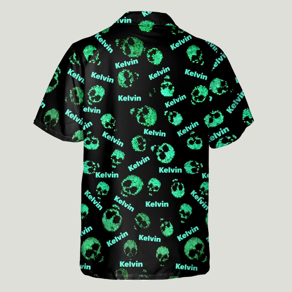 Cool Skull - Personalized Skull Hawaiian Shirt