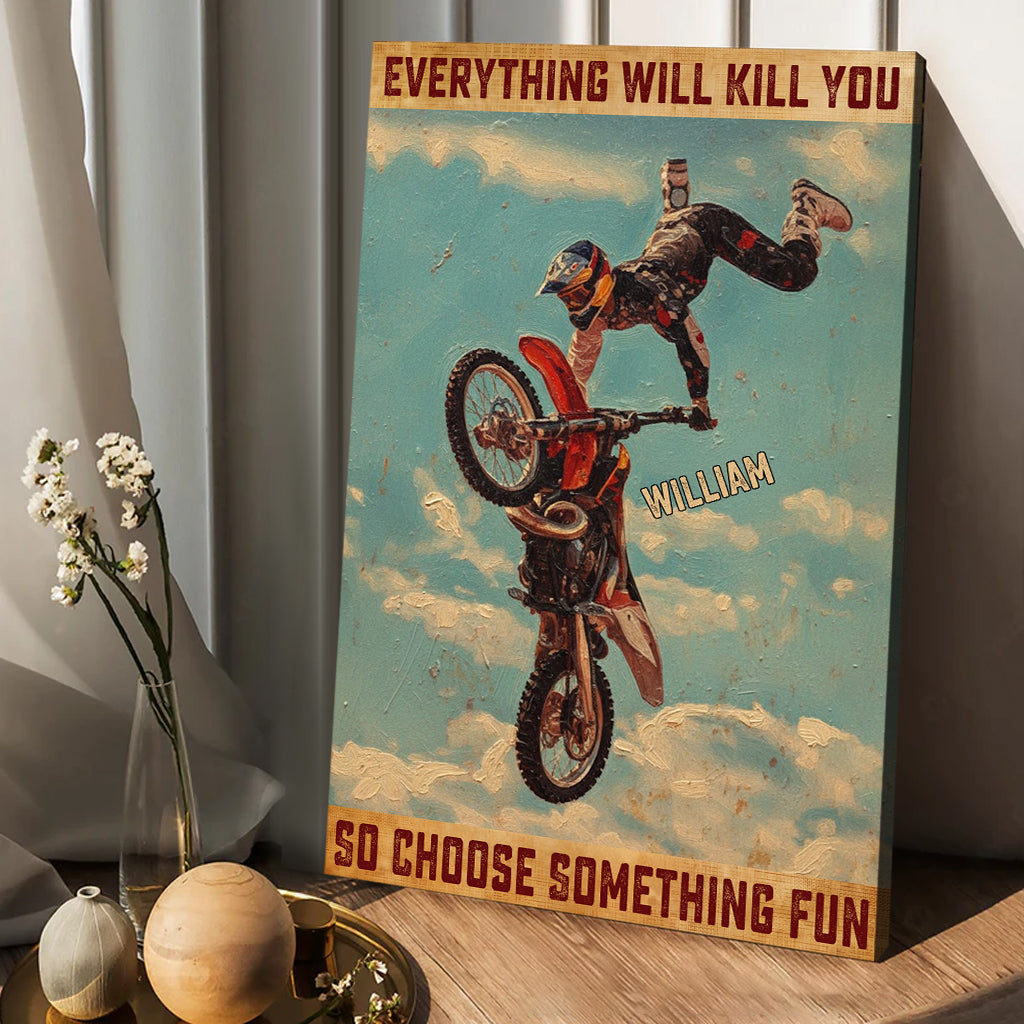 Retro Style Vintage Picture - Personalized Horse Canvas And Poster