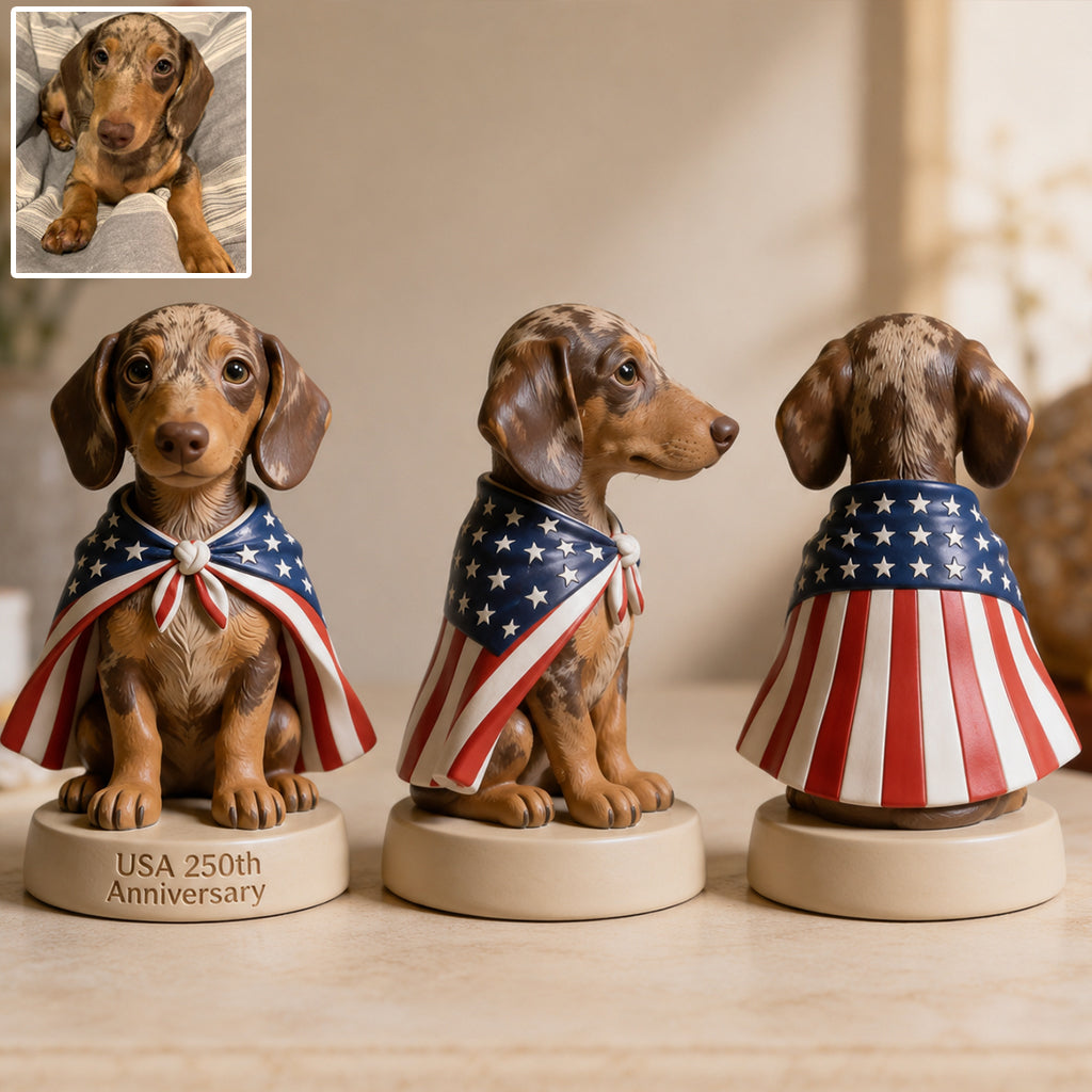 250th Anniversary - Personalized Dog Premium 3D Figurine
