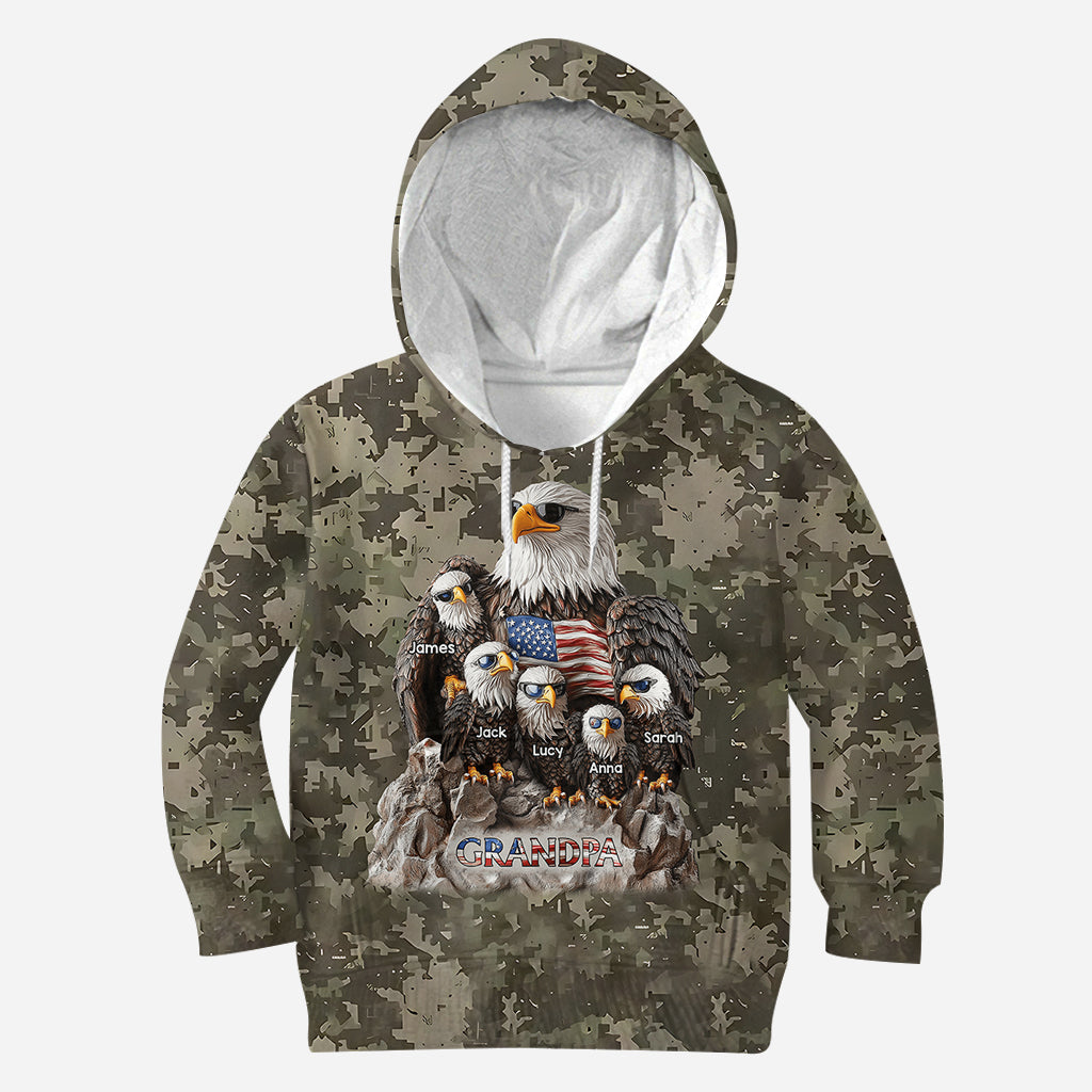 Strong Papa - Personalized Father All Over Shirt