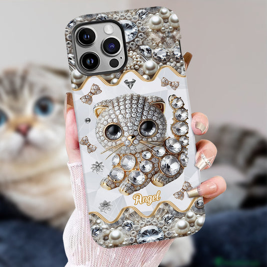 Love Scottish Fold - Personalized Cat Full Print Phone Case