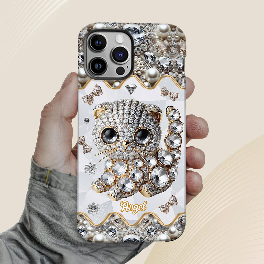 Love Scottish Fold - Personalized Cat Full Print Phone Case