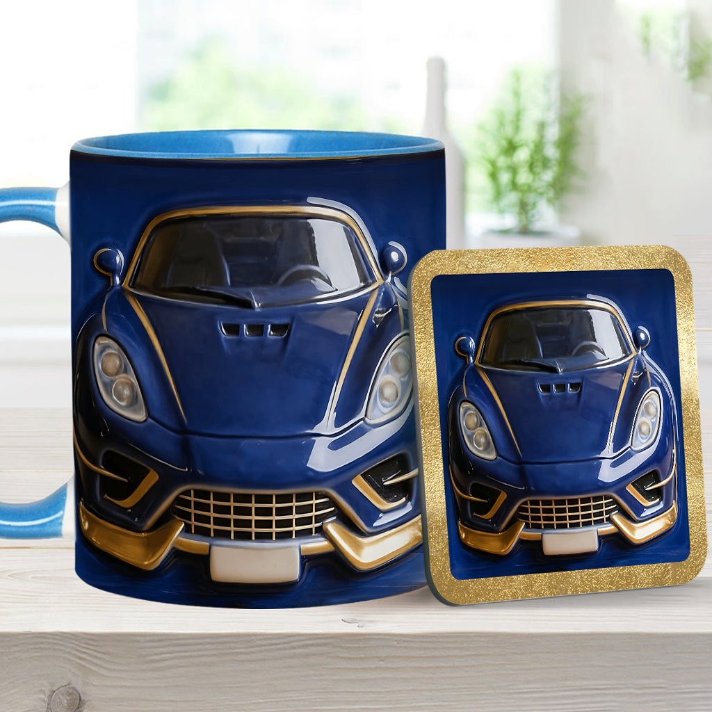 Your Car - Personalized Car Lover Accent Mug & Coaster