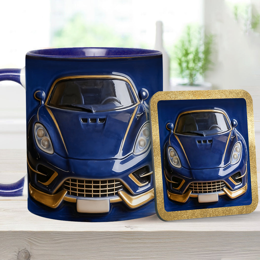 Your Car - Personalized Car Lover Accent Mug & Coaster