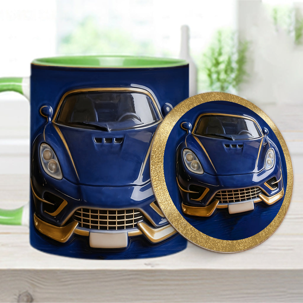 Your Car - Personalized Car Lover Accent Mug & Coaster