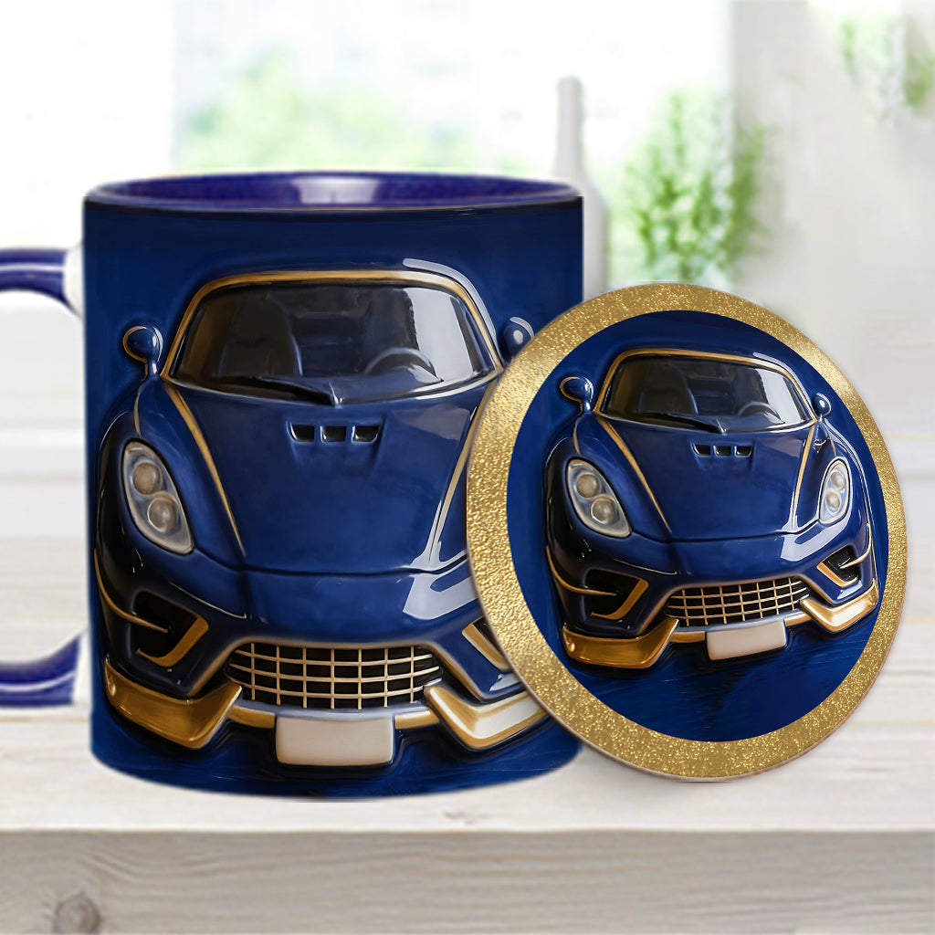Your Car - Personalized Car Lover Accent Mug & Coaster