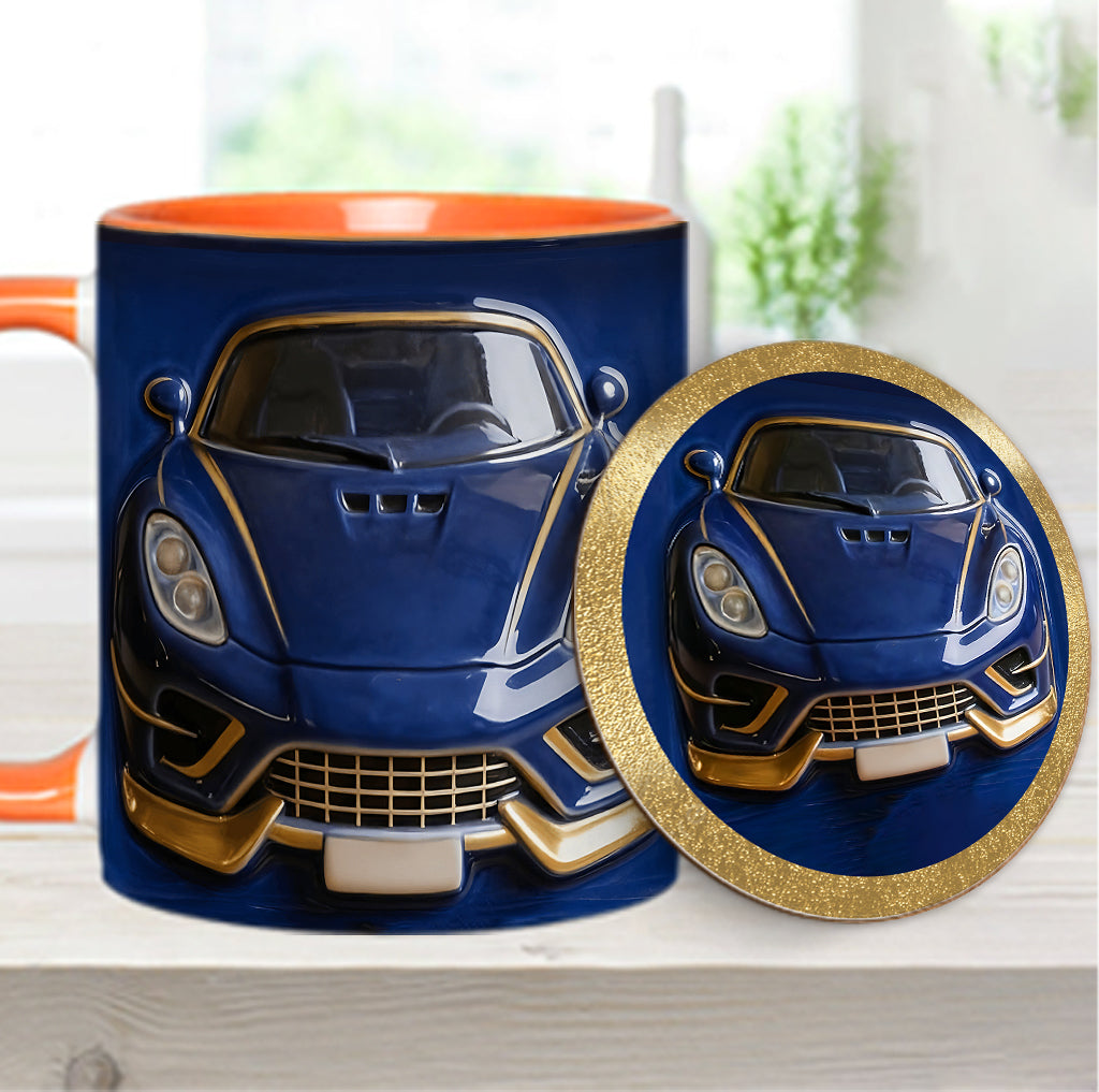 Your Car - Personalized Car Lover Accent Mug & Coaster