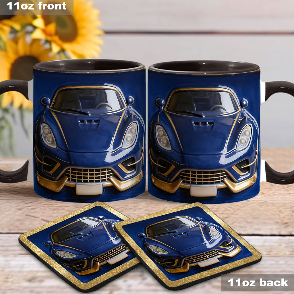 Your Car - Personalized Car Lover Accent Mug & Coaster