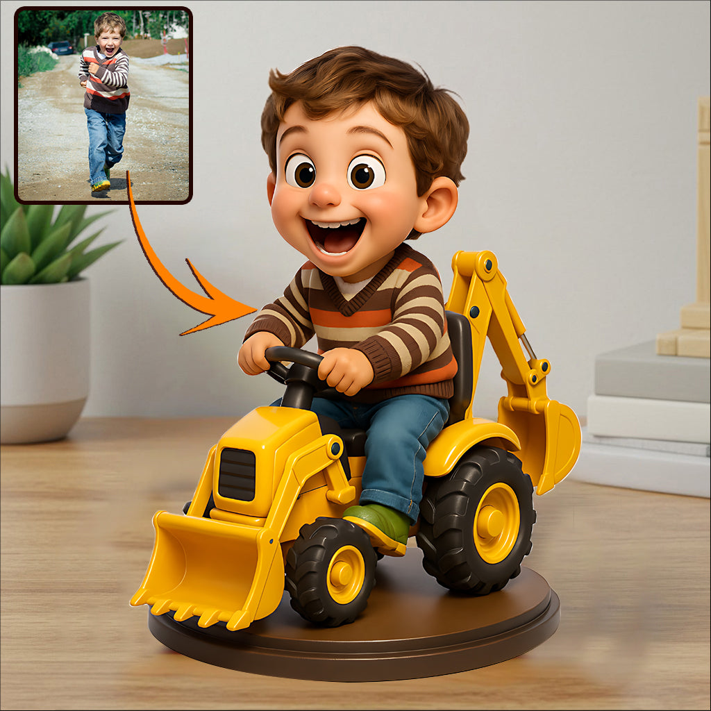 Custom Figure From Any Photo - Personalized Kid Custom Shaped Acrylic Plaque