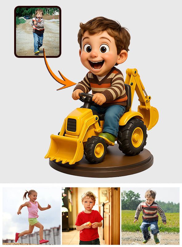 Custom Figure From Any Photo - Personalized Kid Custom Shaped Acrylic Plaque