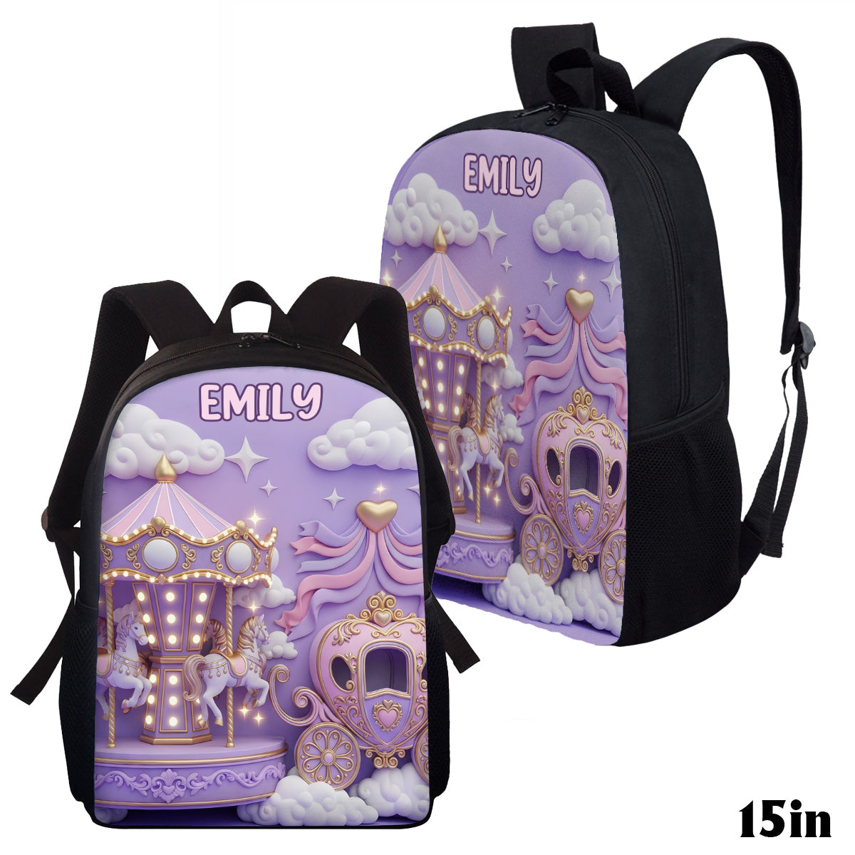 Magic Land - Gift For Daughter Granddaughter - Personalized Kid Multifunctional Backpack
