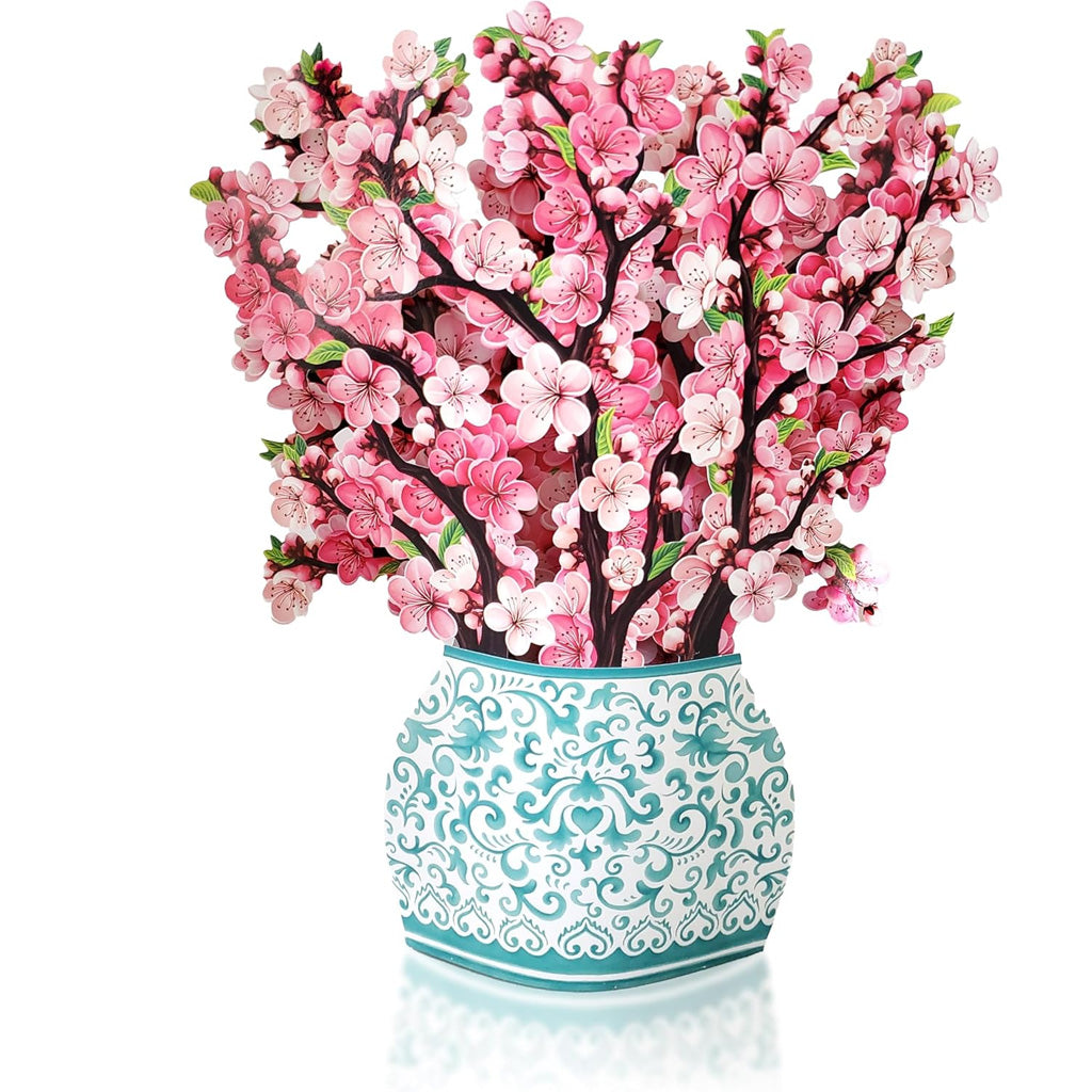 Paper Flower Bouquet Greeting Cards with Envelope