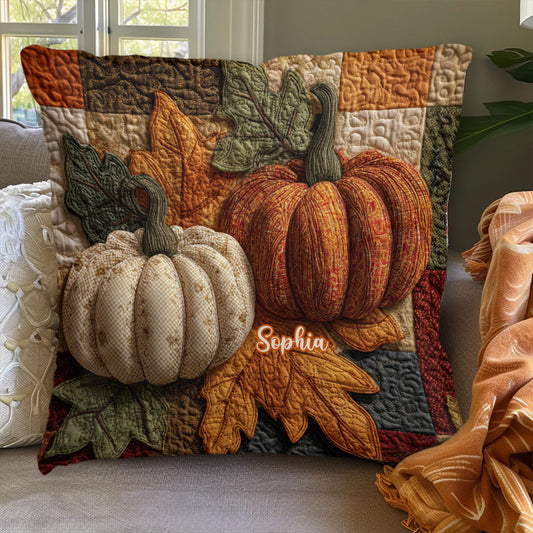 Fall Season - Personalized Autumn Throw Pillow