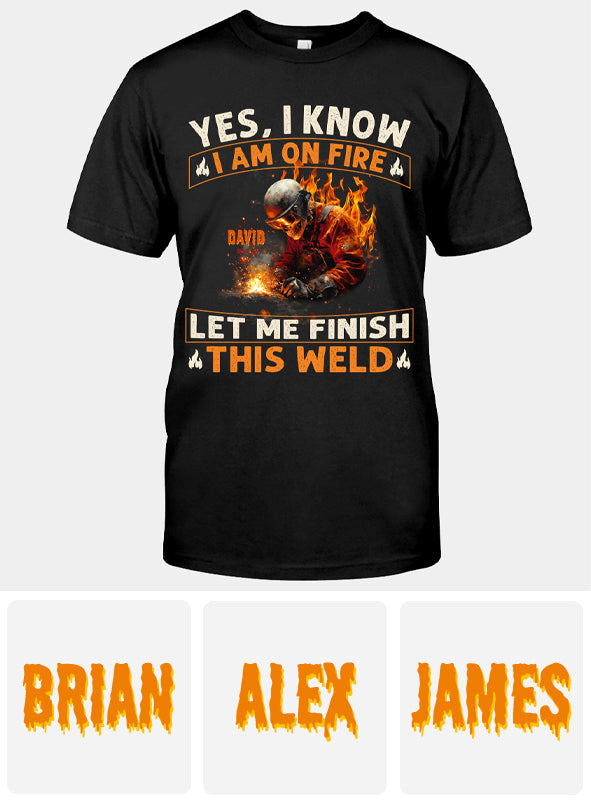 Gift For Welder Man - Personalized Welder T-shirt And Hoodie