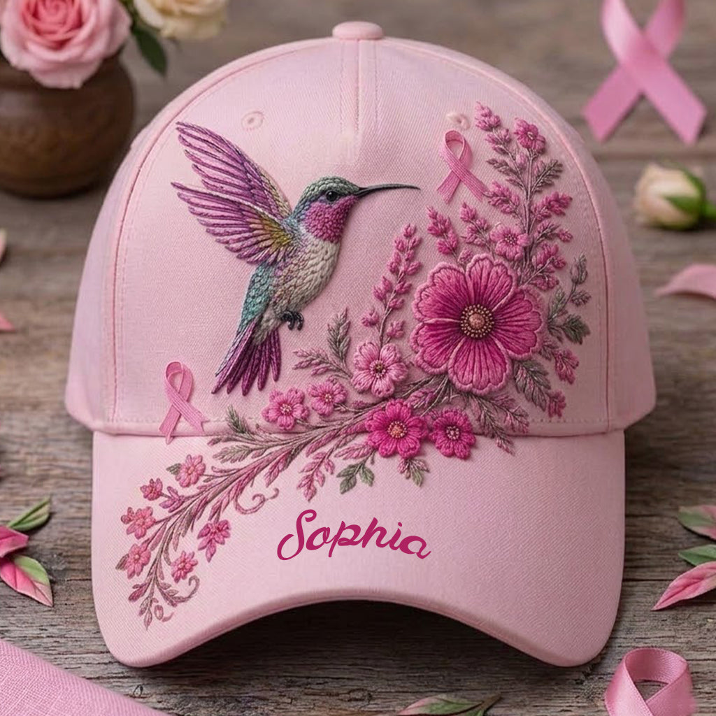 Faith Hope Love - Personalized Breast Cancer Awareness Classic Cap