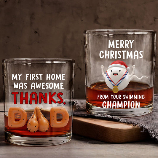 From Your Swimming Champion - Family Whiskey Glass