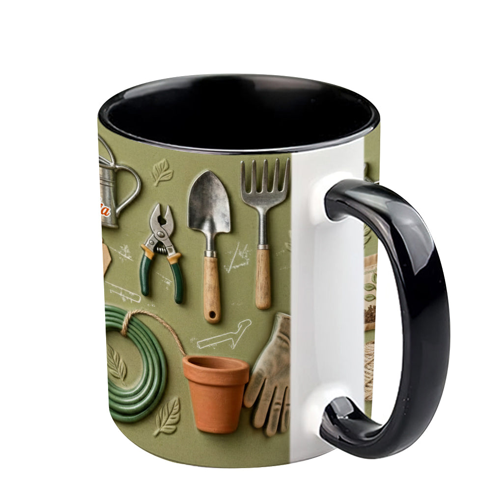 Love Gardening - Personalized Gardening Accent Mug