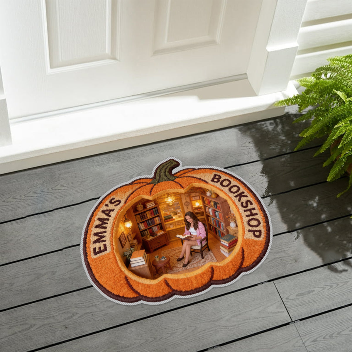 Shop Miniature - Personalized Coffee Non-Slip Tufted Rug