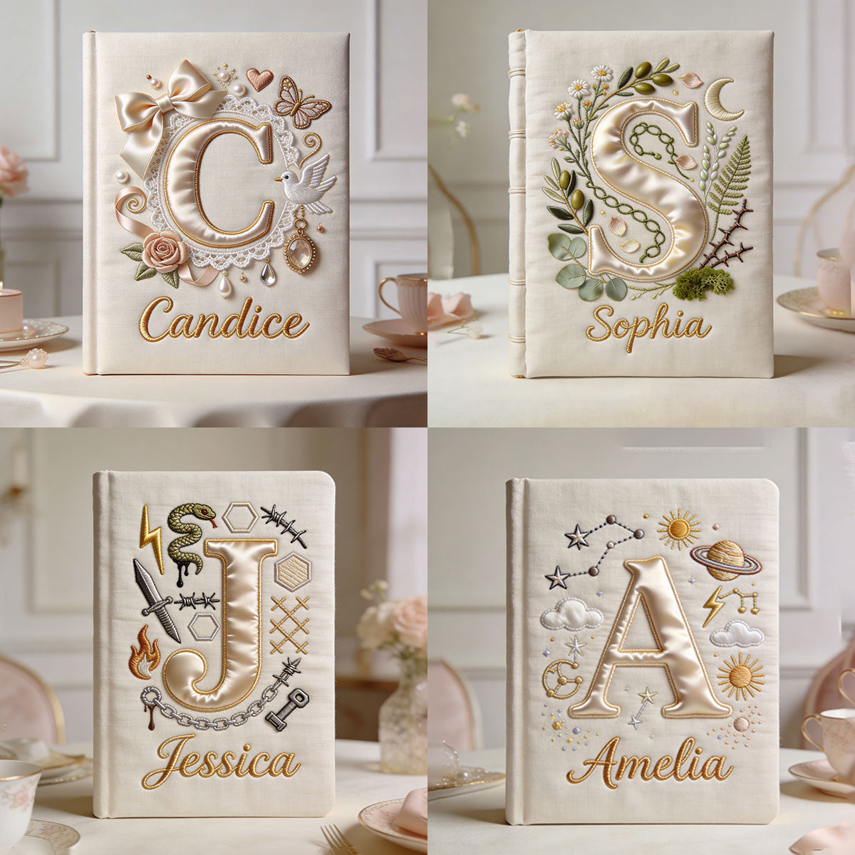 Customize Your Initial Letter - Personalized Self Love Leather Journal