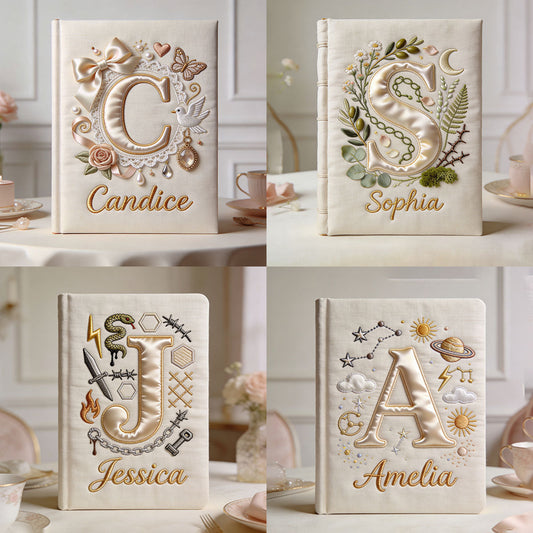 Customize Your Initial Letter - Personalized Self Love Leather Journal