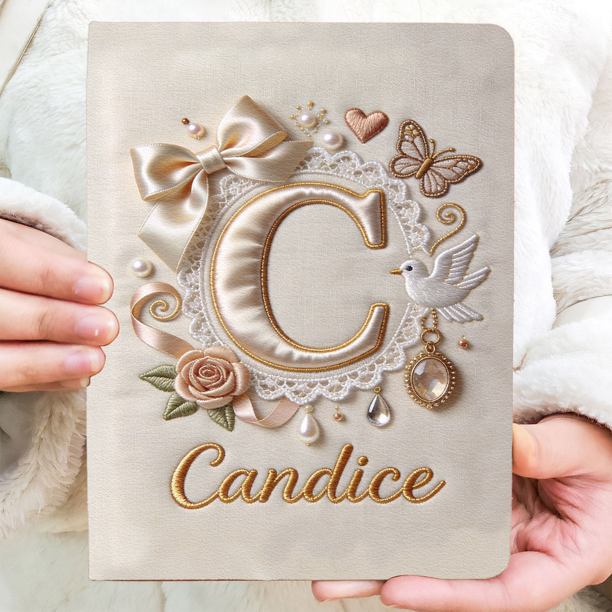 Customize Your Initial Letter - Personalized Self Love Leather Journal