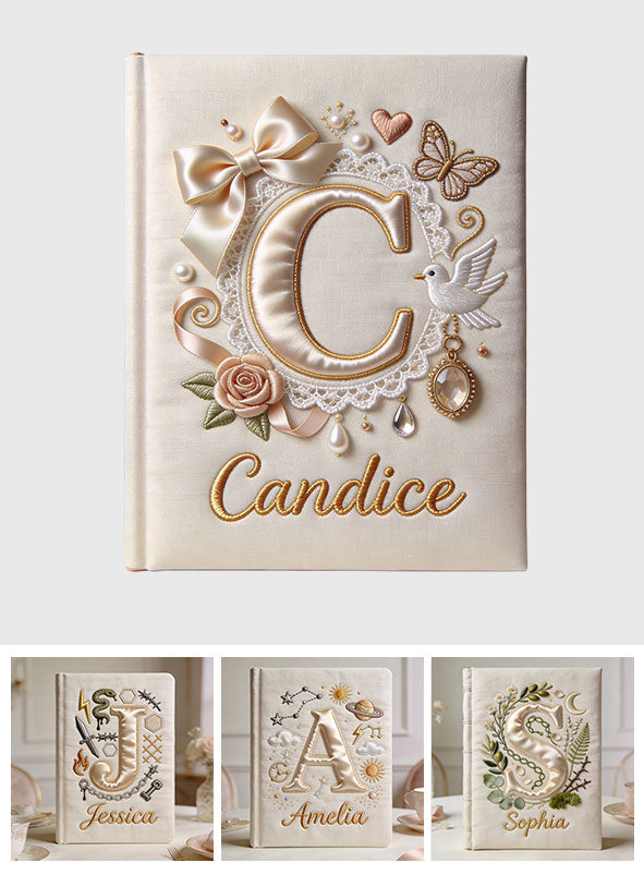 Customize Your Initial Letter - Personalized Self Love Leather Journal