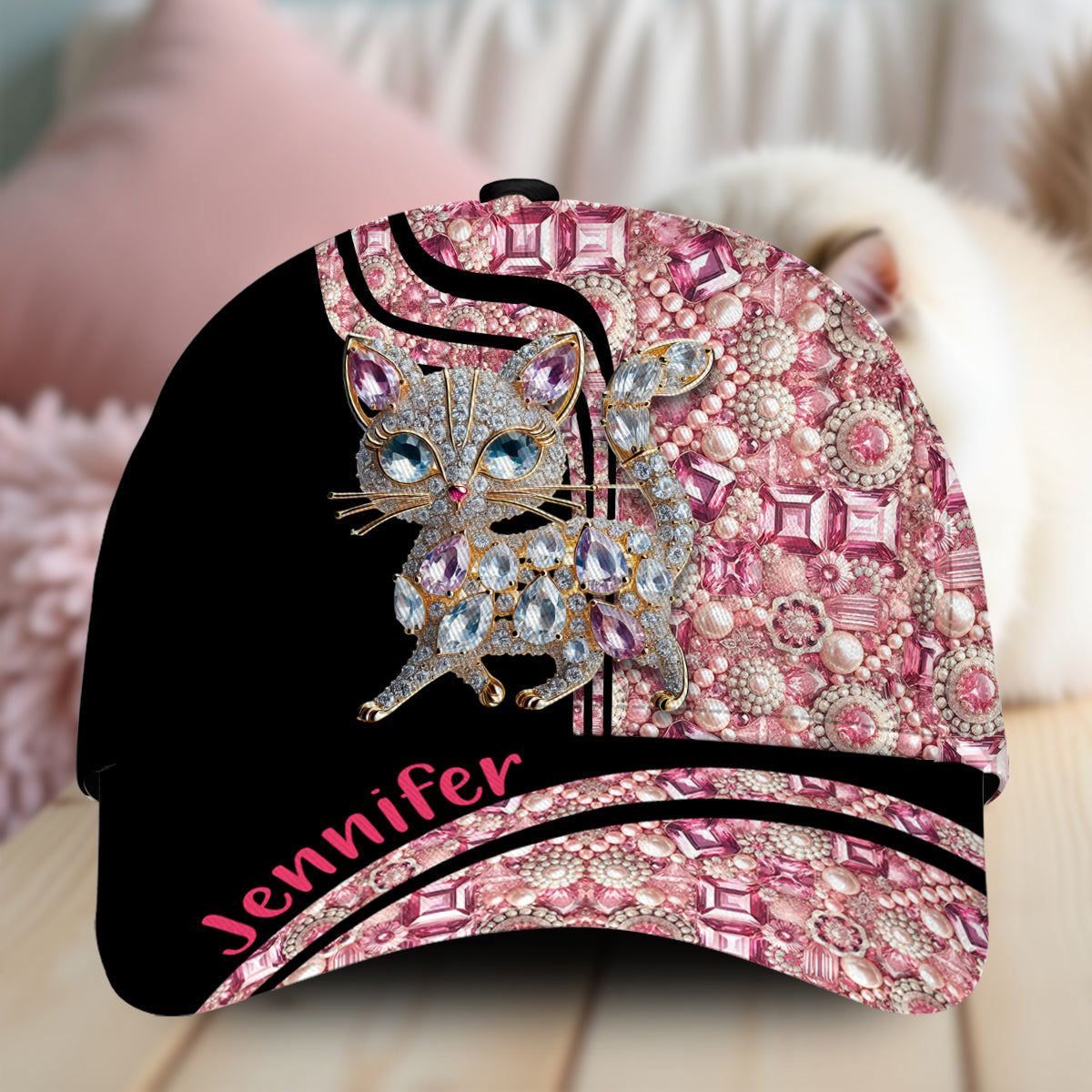 Just A Girl Who Loves Cats - Personalized Cat Classic Cap