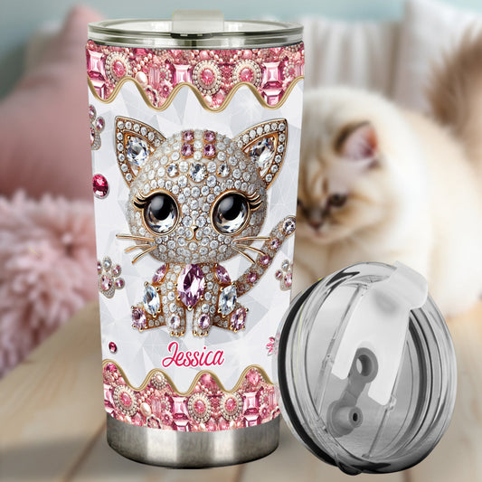 Love Cats - Personalized Cat Tumbler